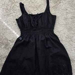 GAP Black Sleeveless Mini Dress